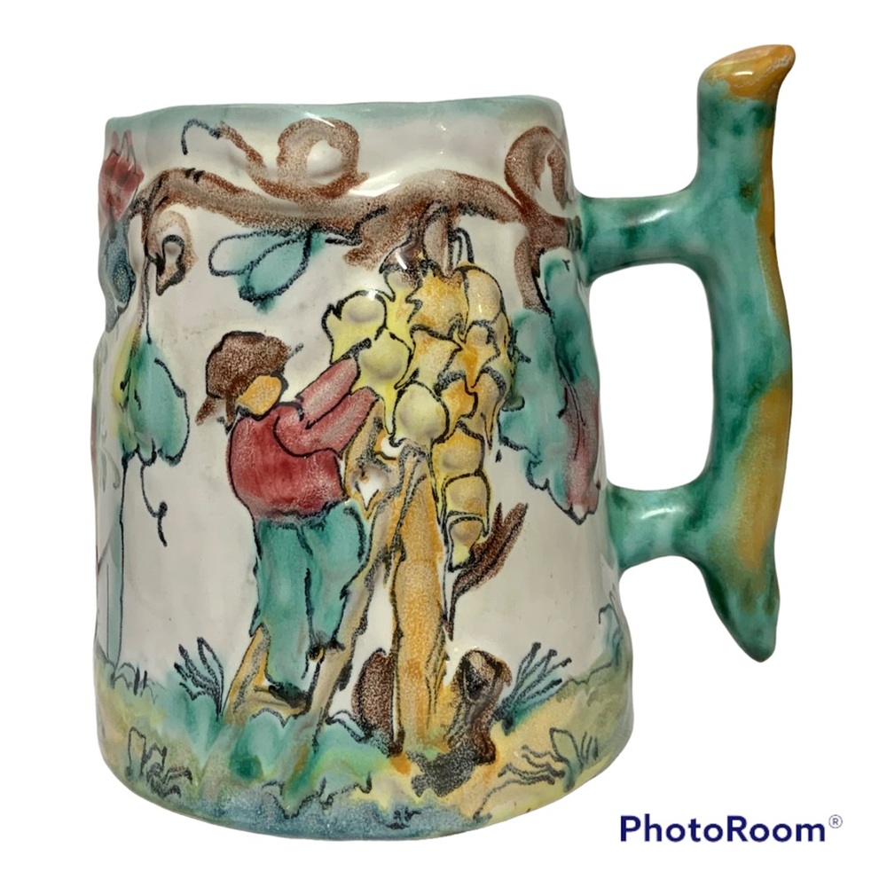 Charming milk cream pitcher made in Italy Textured vintage